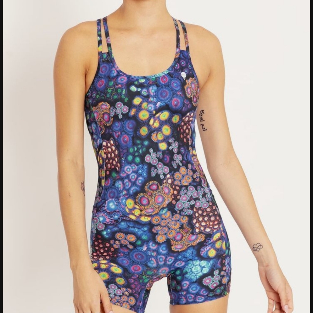Zoa Garden Short Catsuit